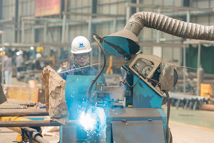 胶州网架自动化焊接