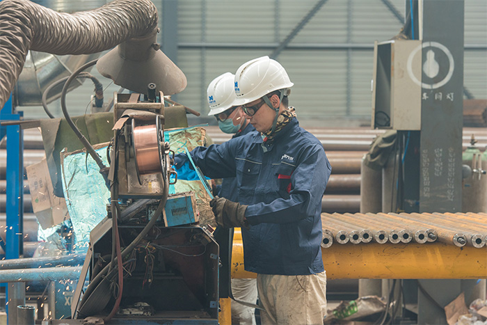 胶州网架自动化焊接